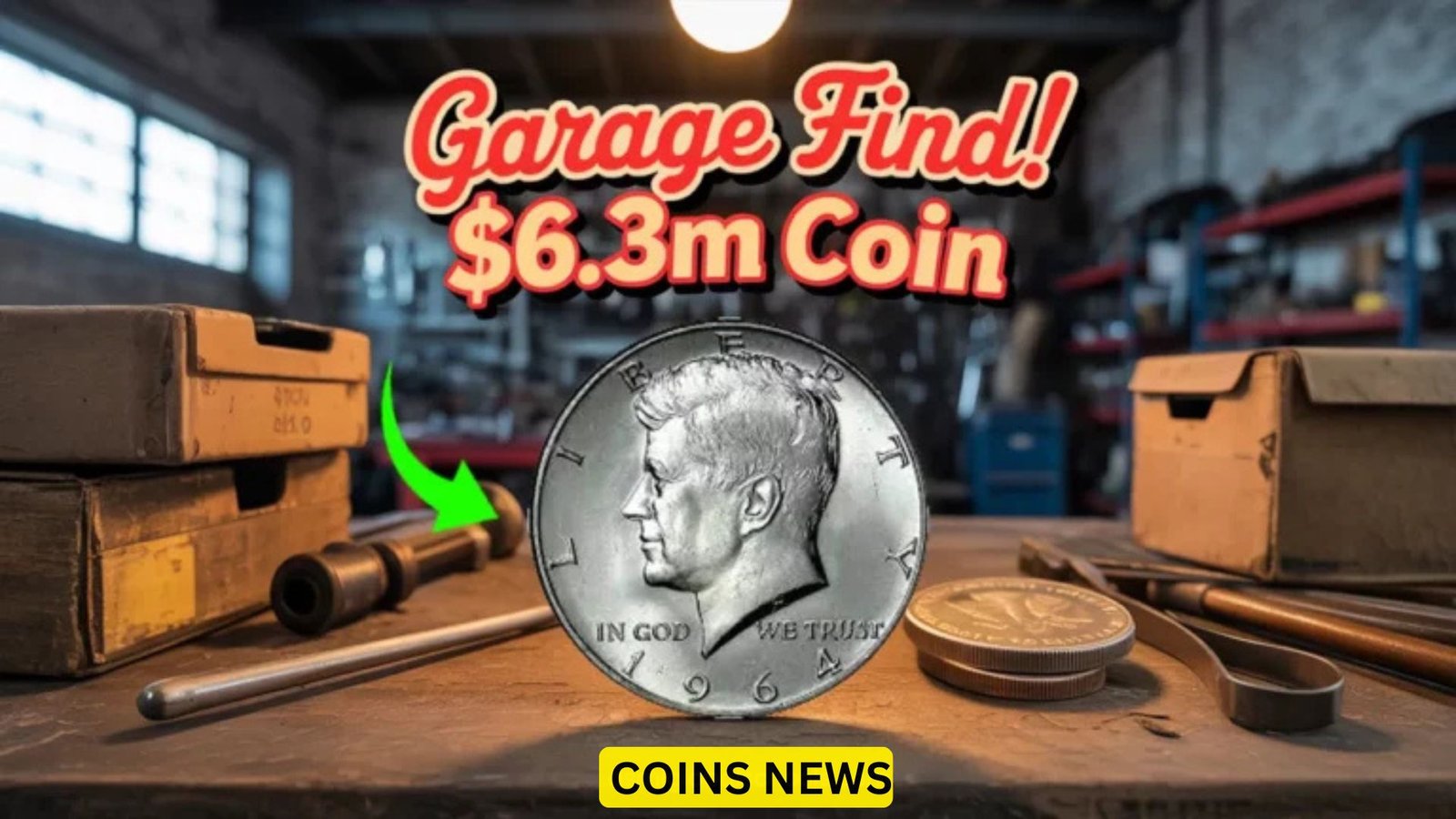 Rare 1964 Kennedy Half Dollar Found in Garage Could Be Worth $6.3 Million