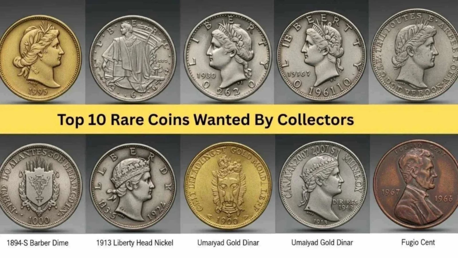 top 10 rare coins wanted by collectors