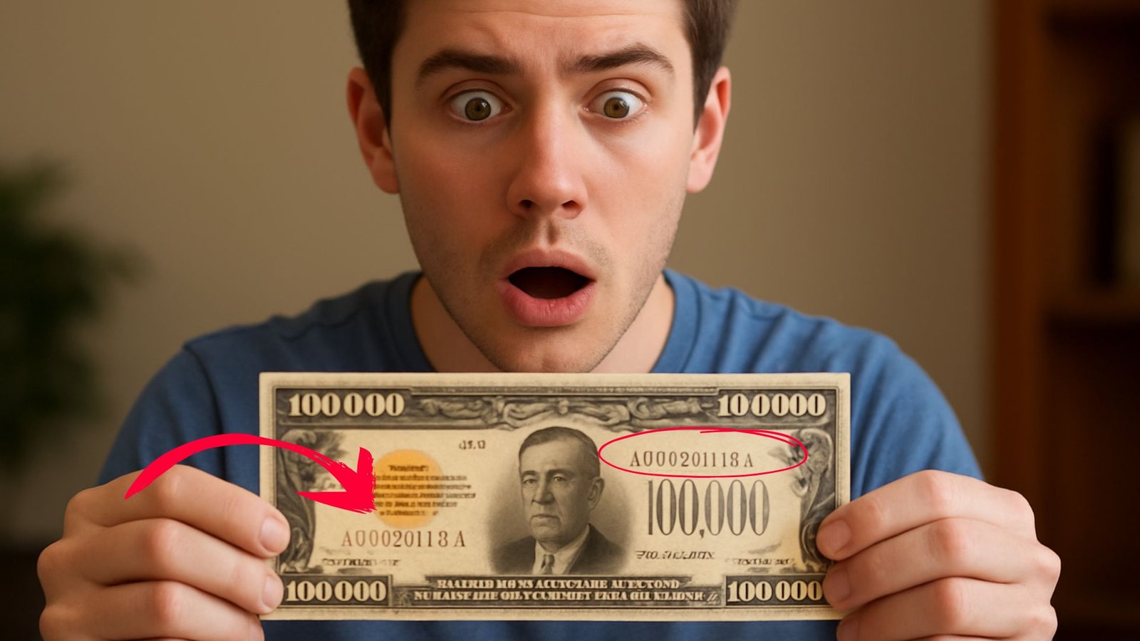 Unique $100,000 Specimen Banknote
