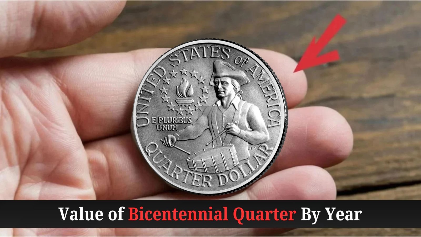 The Value of bicentennial quarter By Year