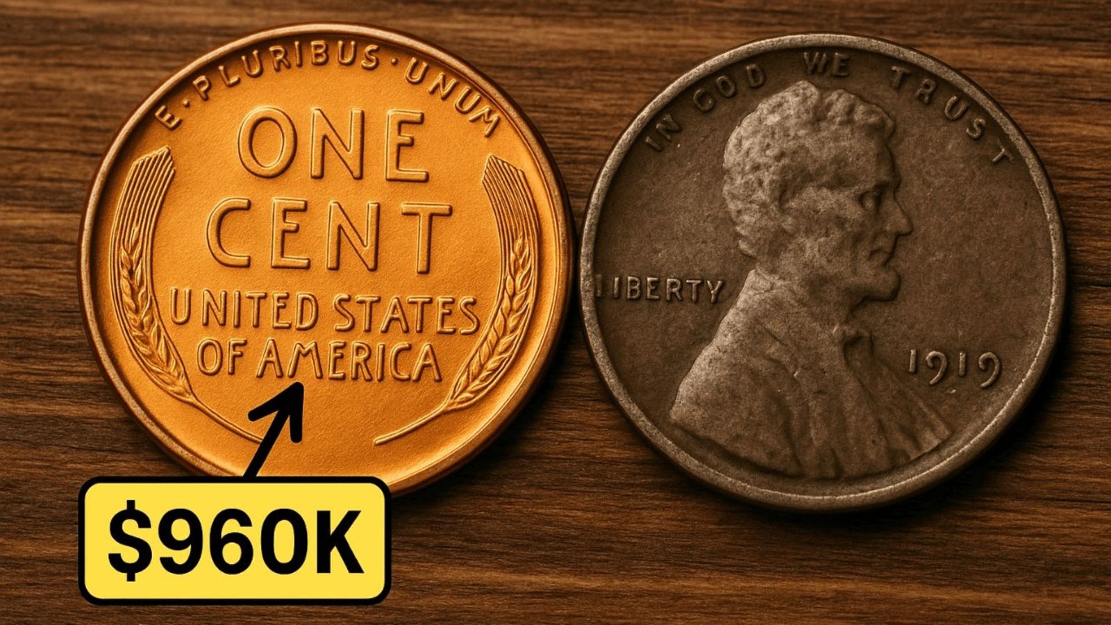 Lincoln Wheat Penny Valued at $960K