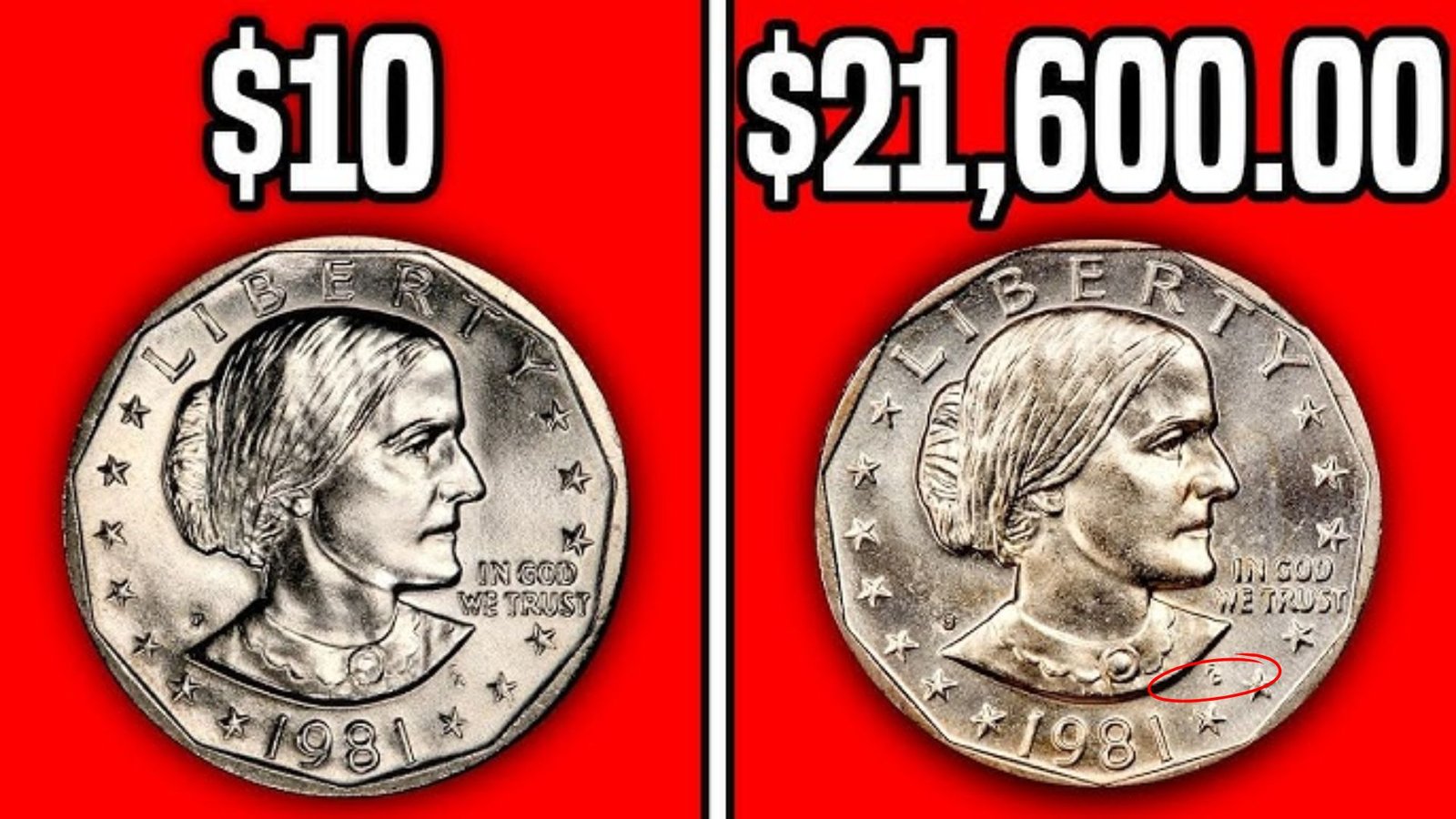 1981 Susan B. Anthony Dollar Worth $21,600